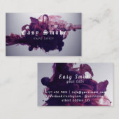 煙カラフルVapeショップ名刺 名刺 (正面/裏面)