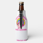 煙キャットニップHail Lucipurr、サタンおもしろいキャットユニコール ボトルクーラー (ボトル裏面)