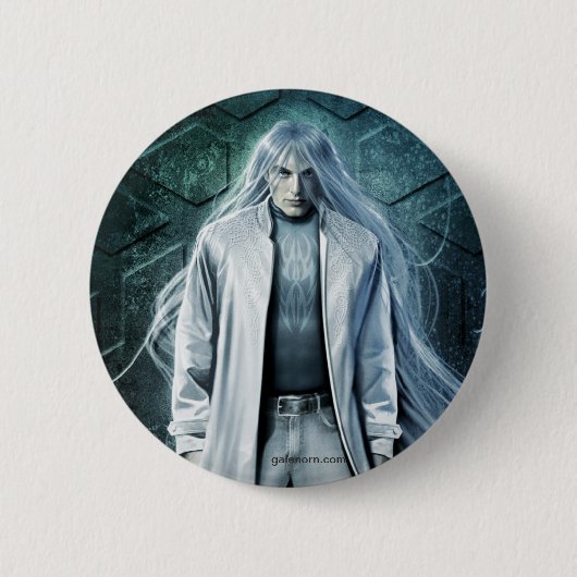 煙ボタン 缶バッジ (正面)