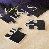 煙山の日の出-おもちゃのパズル ジグソーパズル (側面)