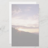 煙山の日の出 便箋 (正面/裏面)