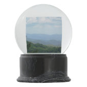 煙山の雪の丸い突出部 スノーグローブ (裏面)