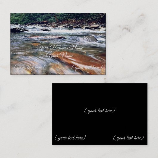 煙山は名刺を滝のように落とします 名刺 (正面/裏面)