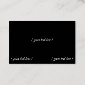 煙山は名刺を滝のように落とします 名刺 (裏面)