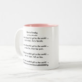 "煙底"はマグに合いませんでした ツートーンマグカップ (正面左)