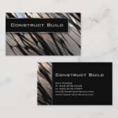 煙建設請負業者ワイヤー名刺 名刺 (正面/裏面)