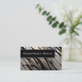 煙建設請負業者ワイヤー名刺 名刺 (スタンド正面)