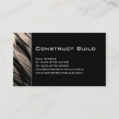 煙建設請負業者ワイヤー名刺 名刺 (裏面)