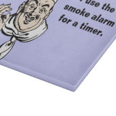 煙探知器はタイマーです カッティングボード (角)