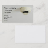 "煙探知器"の名刺 名刺 (正面/裏面)