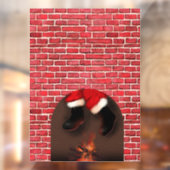 煙突からサンタを降ろす ウィンドウサイン (シート2)