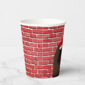 煙突からサンタを降ろす 紙コップ (右)