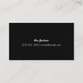 煙突と暖炉 名刺 (裏面)