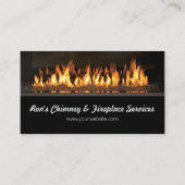 煙突と暖炉 名刺 (正面)