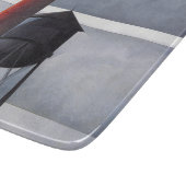 煙突と水の塔(by Charles Demuth) カッティングボード (角)