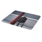 煙突と水の塔(by Charles Demuth) カッティングボード (角)