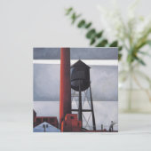 煙突と水の塔(by Charles Demuth) カード (スタンド正面)