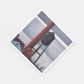 煙突と水の塔(by Charles Demuth) スタンダードランチョンナプキン (角)