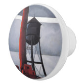 煙突と水の塔(by Charles Demuth) セラミックノブ (右)