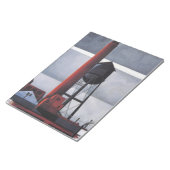 煙突と水の塔(by Charles Demuth) ノートパッド (アングル)