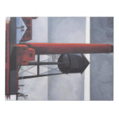 煙突と水の塔(by Charles Demuth) ノートパッド (正面)