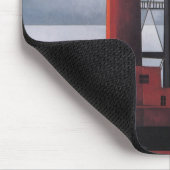 煙突と水の塔(by Charles Demuth) マウスパッド (コーナー)