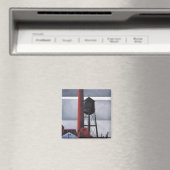 煙突と水の塔(by Charles Demuth) マグネット (インサイチュ (食洗機))