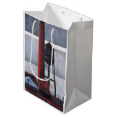 煙突と水の塔(by Charles Demuth) ミディアムペーパーバッグ (正面アングル)