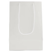 煙突のギフトバッグの黒いサンタクロース ミディアムペーパーバッグ (裏面)