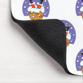 煙突のサンタクロース, 雪, クリスマス, 新年 マウスパッド (コーナー)