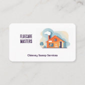 煙突のスイープ 名刺 (正面)