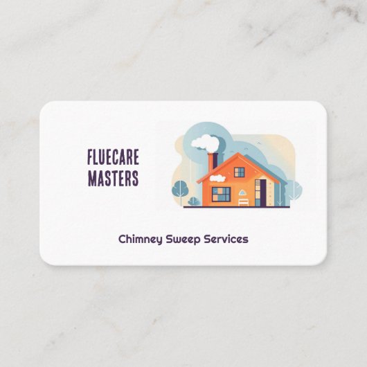 煙突のスイープ 名刺 (正面)