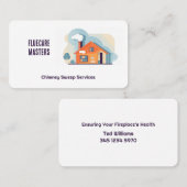 煙突のスイープ 名刺 (正面/裏面)