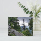 煙突の上に煙素晴らしが立つ山々 ポストカード (スタンド正面)