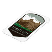 煙突の岩国記念碑 マグネット (左側)