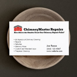 煙突の清掃と修理 名刺