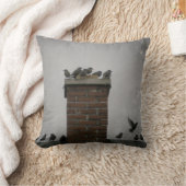 煙突の鳥 クッション (ブランケット)