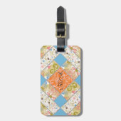 煙突キルトブロックMongrammed Laguage Tag ラゲッジタグ (正面縦)