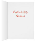 煙突クリスマスのギフトサック付きヴィンテージ (内側 (右))