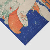 煙突クリスマスのギフトサック付きヴィンテージ 薄葉紙 (詳細)