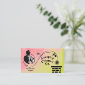 煙突クリーニング事業の名刺 名刺 (スタンド正面)