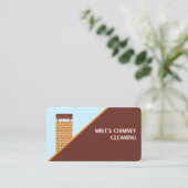 煙突クリーニング 名刺 (スタンド正面)