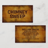 煙突スイープアンティーク名刺 名刺 (正面/裏面)