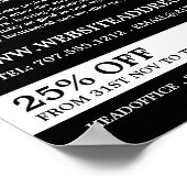 煙突スイープデザイン煙突スイープサービス ポスター (角)