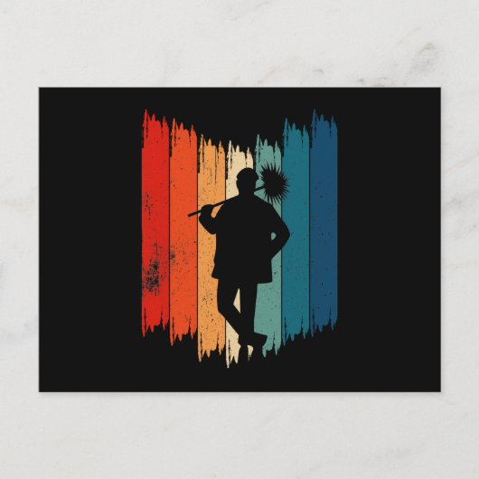 煙突スウィーパーレトロ煙突スイープ シーズンポストカード (正面)