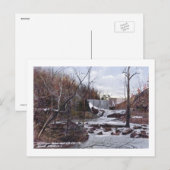 煙突ロック水秋、バウンドブルック、NJヴィンテージ ポストカード (正面/裏面)