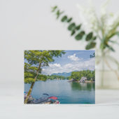 煙突ロック湖ルアーノースカロライナ景観ナ ポストカード (スタンド正面)