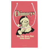 煙突実在：男は降りる気がない スモールペーパーバッグ (裏面)