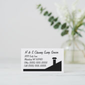 煙突広がりの名刺 名刺 (スタンド正面)