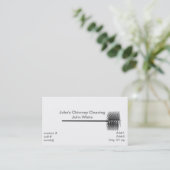 煙突広がり 名刺 (スタンド正面)